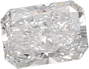 0.51 Carat D vvs2 Radiant Lab Diamond