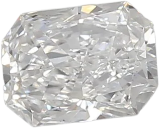 0.53 Carat D vs1 Radiant Lab Diamond