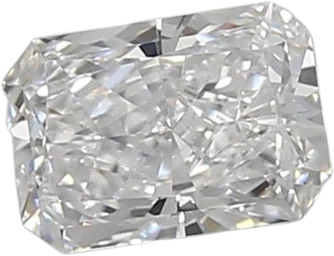 0.53 Carat D vs2 Radiant Lab Diamond