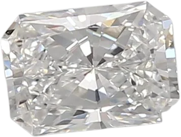 0.53 Carat D vvs2 Radiant Lab Diamond