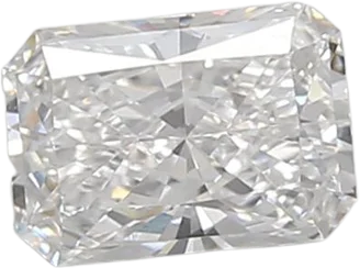 0.53 Carat D vvs2 Radiant Lab Diamond