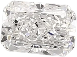 0.55 Carat D vvs2 Radiant Lab Diamond