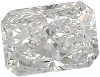 0.56 Carat D vvs2 Radiant Lab Diamond