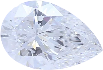 0.57 Carat E VVS2 Pear Lab Diamond