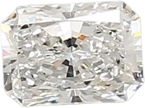 0.57 Carat E vvs2 Radiant Lab Diamond