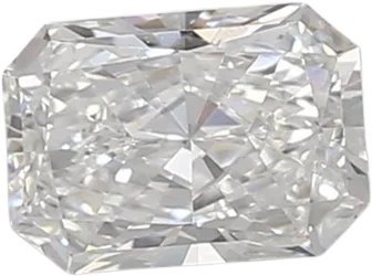 0.58 Carat D vs1 Radiant Lab Diamond