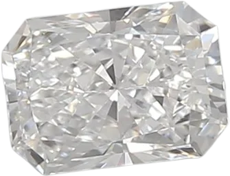 0.58 Carat D vvs1 Radiant Lab Diamond