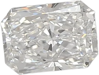 0.61 Carat F vvs2 Radiant Lab Diamond