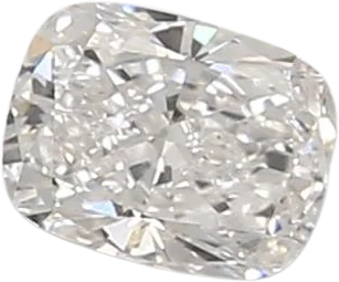 0.62 Carat E vs1 Elongated Cushion Lab Diamond