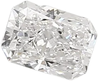 0.62 Carat D vvs2 Radiant Lab Diamond