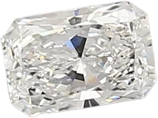 0.62 Carat D vvs2 Radiant Lab Diamond