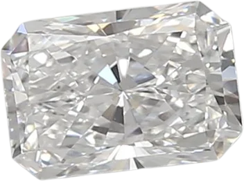 0.63 Carat D vvs1 Radiant Lab Diamond