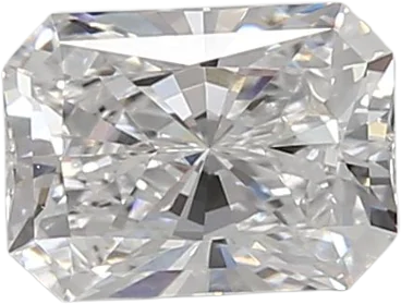 0.73 Carat D vs1 Radiant Lab Diamond