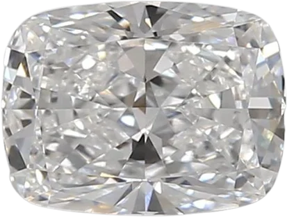 0.99 Carat D vs1 Elongated Cushion Lab Diamond