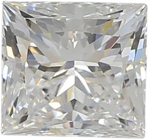 1.28 Carat D VS1 Princess Lab Diamond