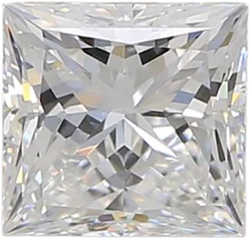 1.28 Carat E VS1 Princess Lab Diamond