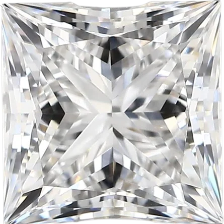 1.32 Carat D vvs2 Princess Lab Diamond