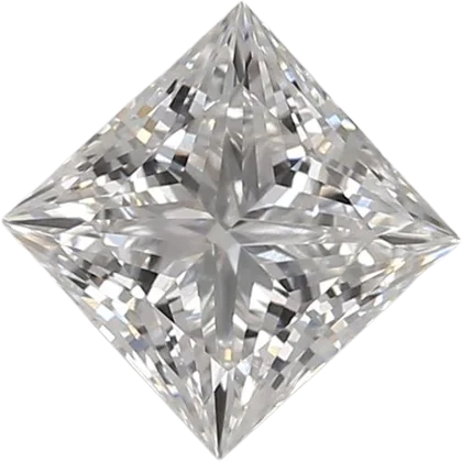 1.32 Carat E vvs2 Princess Lab Diamond