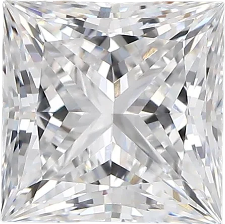 1.33 Carat D vvs2 Princess Lab Diamond