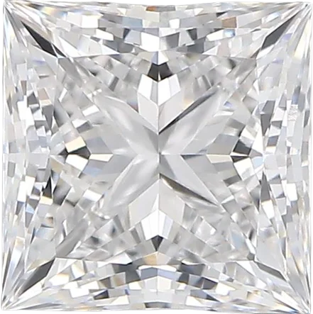 1.34 Carat E vvs2 Princess Lab Diamond