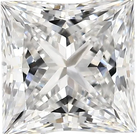 1.36 Carat E vvs2 Princess Lab Diamond