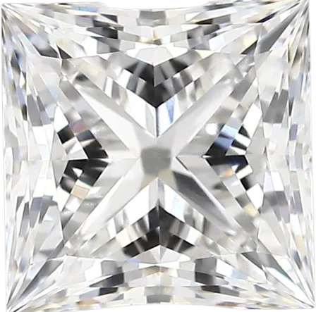 1.38 Carat E vvs1 Princess Lab Diamond