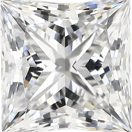 1.39 Carat E vvs2 Princess Lab Diamond