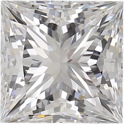 1.51 Carat D VVS1 Princess Lab Diamond