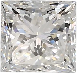 1.56 Carat F VVS2 Princess Lab Diamond