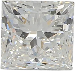 1.57 Carat E VS1 Princess Lab Diamond