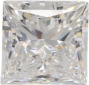 1.57 Carat E VS1 Princess Lab Diamond