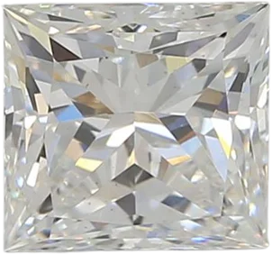 1.57 Carat E VS1 Princess Lab Diamond