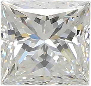 1.57 Carat F VVS2 Princess Lab Diamond