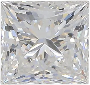 1.58 Carat E VVS2 Princess Lab Diamond