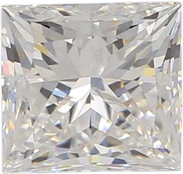 1.85 Carat E VVS2 Princess Lab Diamond