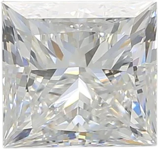 1.92 Carat E VVS2 Princess Lab Diamond