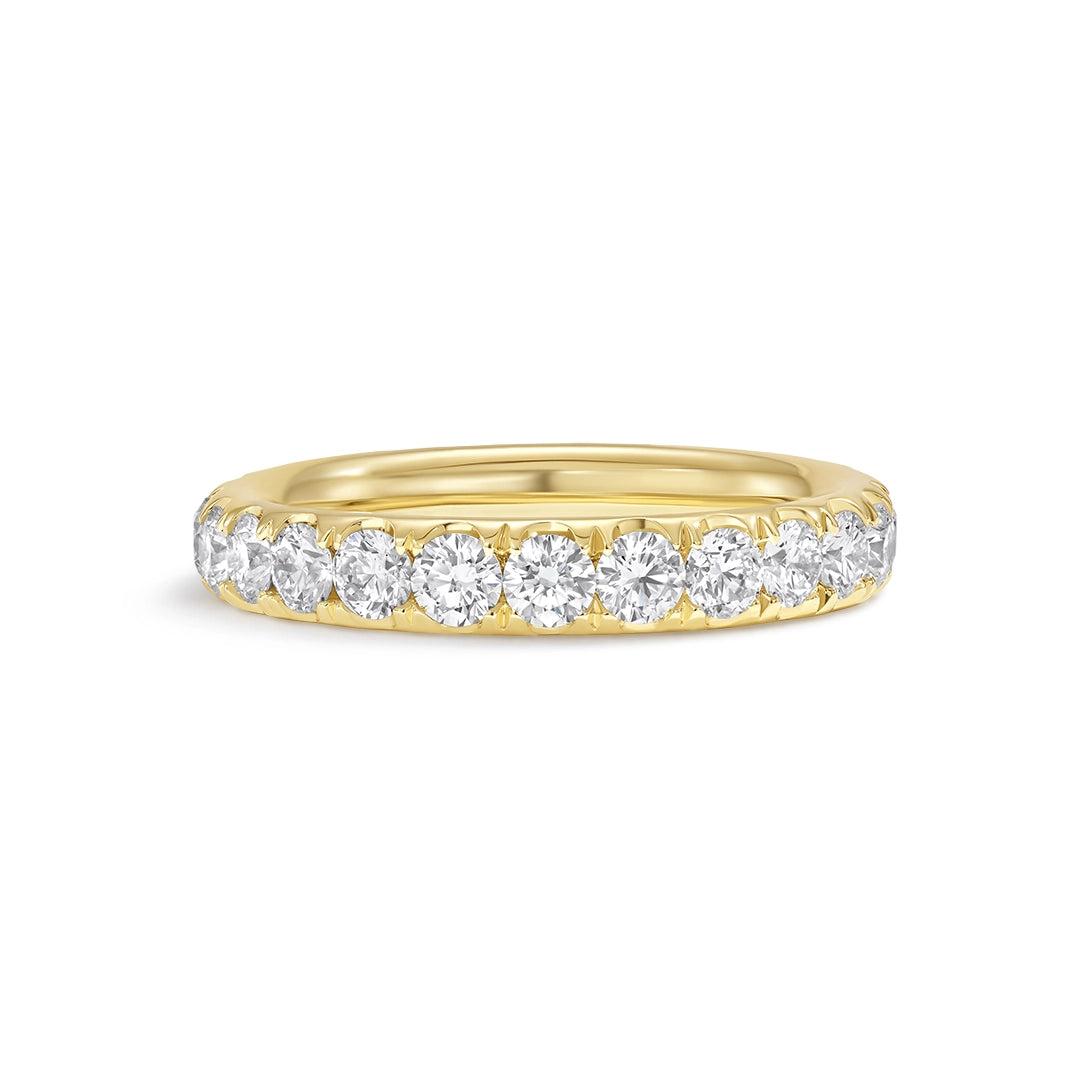 14K Yellow Gold Diamond Eternity Band