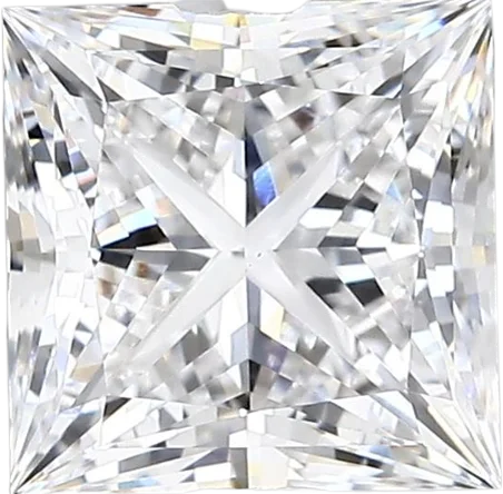 2.04 Carat D vvs2 Princess Lab Diamond