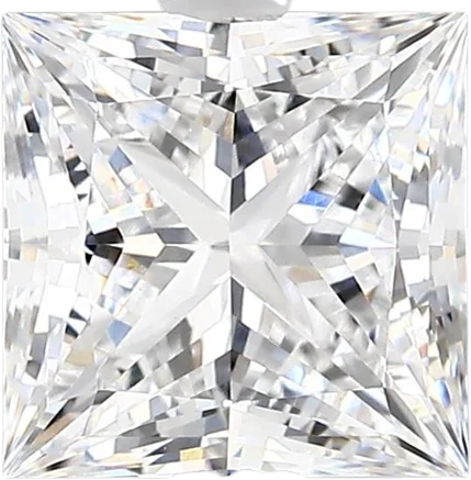 2.04 Carat E vvs2 Princess Lab Diamond