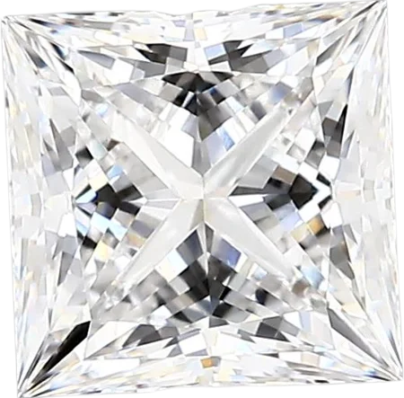 2.06 Carat D vvs2 Princess Lab Diamond