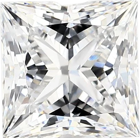 2.06 Carat D vvs2 Princess Lab Diamond