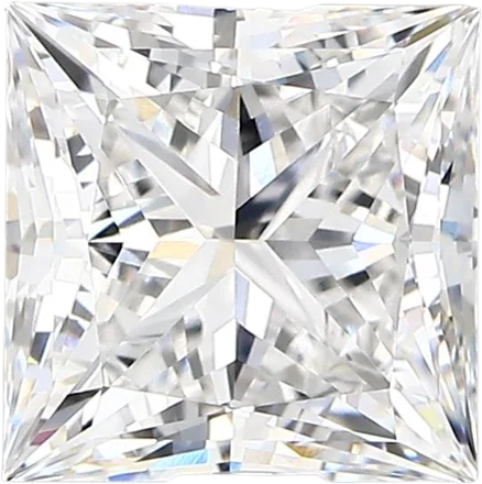 2.07 Carat D vvs2 Princess Lab Diamond