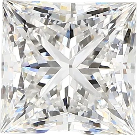 2.07 Carat E vvs2 Princess Lab Diamond