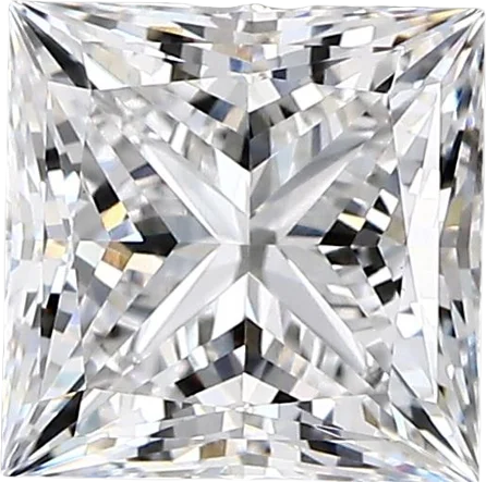 2.11 Carat D vvs2 Princess Lab Diamond