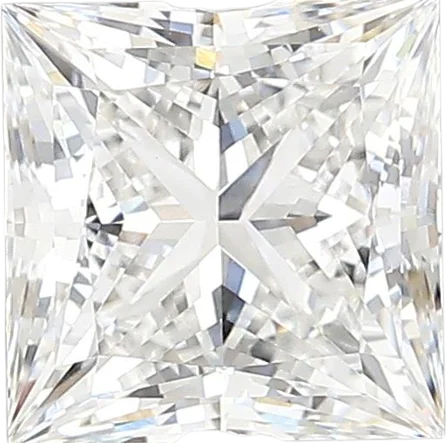 2.11 Carat E vvs2 Princess Lab Diamond