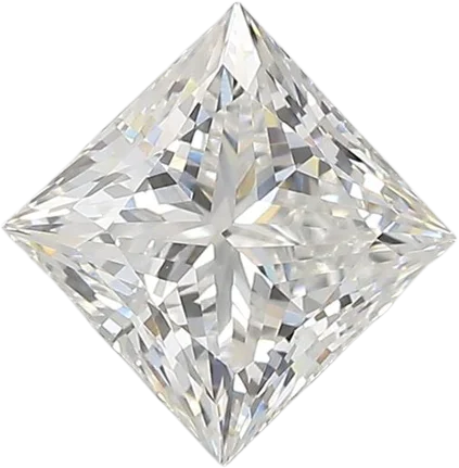 2.11 Carat E vvs2 Princess Lab Diamond