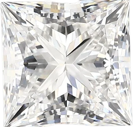 2.12 Carat E vvs2 Princess Lab Diamond