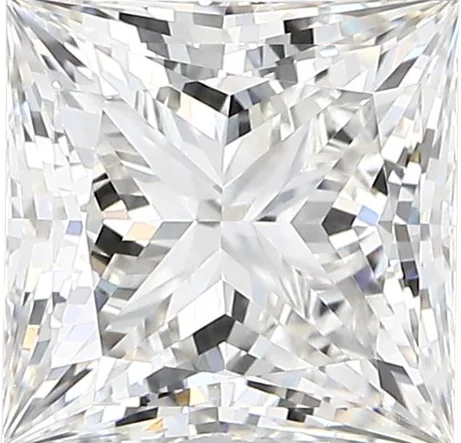 2.18 Carat G vvs1 Princess Lab Diamond