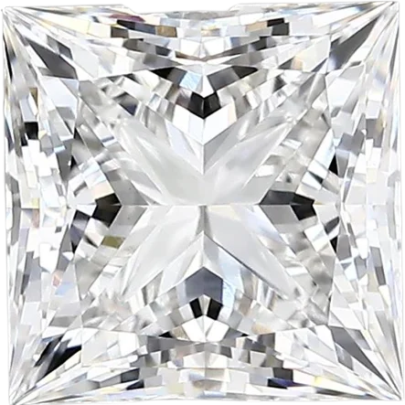 2.19 Carat E vvs2 Princess Lab Diamond