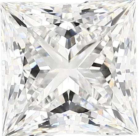 2.26 Carat E vvs2 Princess Lab Diamond